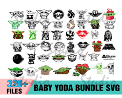 320 Baby yoda Bundle SVG, The Mandalorian Svg, Yoda Svg, Galaxy Svg,Trending Svg, Baby Yoda Svg, Green Yoda Svg, Star Wa