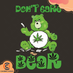 Do Not Care Bear Weed Svg TD210504LT4
