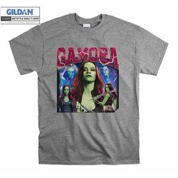 Gamora Guardians of the Galaxy Vintage Comic T shirt Hoodie Hoody T-shirt Tshirt S-M-L-XL-XXL-3XL-4XL-5XL Oversized Men