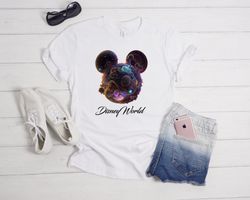 Disneyworld Shirts, Mickey Galaxy Space Shaped Modern Art, Disney Shirt, Disney