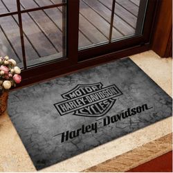 Harley Davidson Motorcycle Doormat