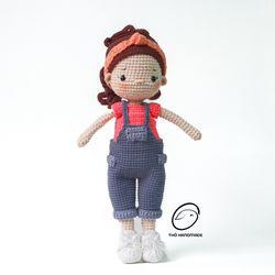 Ms. Rachel crochet amigurumi doll, amigurumi Ms. Rachel, crochet doll stuffed, handmade doll, cuddle doll, gift for kid
