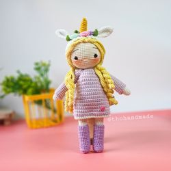 crochet doll for sale, amigurumi doll for sale, amigurumi toy for sale, princess doll, stuffed doll, cuddle doll