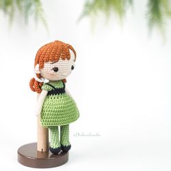 Anna princess crochet amigurumi doll, cuddle doll, amigurumi fairy doll, stuffed doll, crochet doll for sale, birthday g