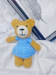 CROCHET AMIGURUMI BEAR PATTERN, Crochet teddy amigurumi pattern for beginners