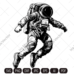Astronaut SVG, Space SVG, Astronaut Clipart, Astronaut Cut Files For Silhouette, Astronaut  Vector, Astronaut scientist