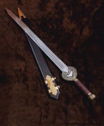 CustomHand made sword of Theoden from The Lord of the Ring Gift for men sword d2 steel dagger hunting swords mk1616m