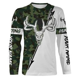 Deer Hunting Bow Hunter Hunting Camo Custom All Over Print Shirts, Personalized Hunting Gifts &8211 Iphw1869