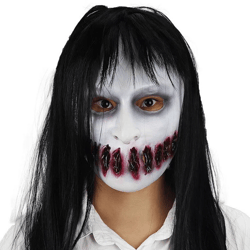Halloween Horror Mask Scary Headgear Ghost Festival Funny Face Props