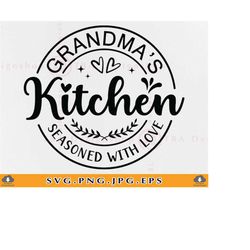 grandma's kitchen svg, grandmas kitchen sign svg, kitchen quote decor svg, kitchen decoration gift, cooking, cut files f