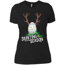 Easter Egg Hunt Hunting Season Funny T-Shirt Next Level Ladies Boyfriend Tee