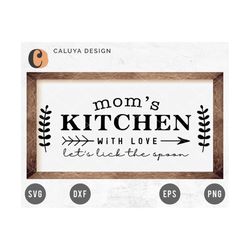mom's kitchen sign svg | farmhouse kitchen svg | kitchen decor svg | mother's day svg | kitchen wooden sign svg cricut,