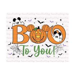 Boo To Youu Svg, Pumpkin Mouse Head Svg, Mouse Halloween SVG, Mouse Ghost Svg, Halloween Svg, Trick Or Treat Svg, Hallow