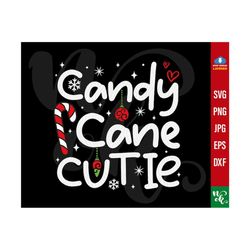 Candy Cane Cutie svg, Girls Christmas svg, Cute Girls Christmas svg, Kids Christmas svg, shirt svg, Candy Cane svg, Chri