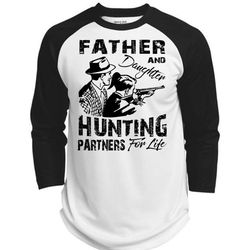 Father And Daughter Hunting Partners For Life T Shirt, Sport T Shirt  (Polyester Game Baseball Jersey)