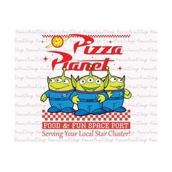 Pizza Pl anet SVG, Story about Toys SVG, Green Aliens Svg, Foods and Drinks Svg, Pizza Box Party Svg, Pizza Restaurant S