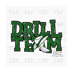 Dark Green Drill Team Design PNG Boots and Hat PNG 300dpi Clipart Sublimation, DTF, Dtg Download Design Drill team shirt