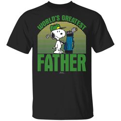 Peanuts Snoopy Worlds Greatest Father T-Shirt