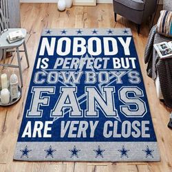Dallas Cowboys Floor Area Rug Football Home Decor &8211 HomeBeautyUS