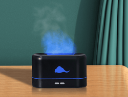 aroma beats- diffuser and speaker & simulated flame with oil