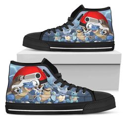 Blastoise Sneakers Pokemon High Top Shoes For Fan High Top Shoes VA95