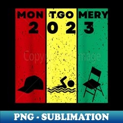 Montgomery 2023 For Men Women Alabama Funny Chair Hat Swim - Sublimation-Ready PNG File - Bring Your Designs to Life