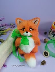 fox teddy miniature toy, plush animal for kids, stuffed animals interior cub, personalized teddybear, stuff baby foxes