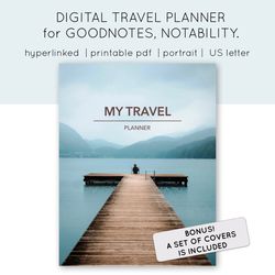 Trip Planner. Travel Planner. Trip Itinerary. Digital vacation planner. Holiday Journal. Vacation organizer.
