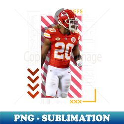 Justin Reid Football Paper Poster Chiefs 9 - Elegant Sublimation PNG Download - Perfect for Creative Projects