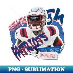 Kendrick Bourne Football Paper Poster Patriots 11 - High-Quality PNG Sublimation Download - Vibrant and Eye-Catching Typography