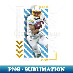 Keenan Allen Football Paper Poster Chargers 9 - Creative Sublimation PNG Download - Unleash Your Creativity