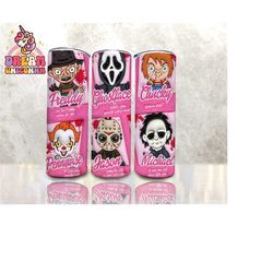 3D Inflated Horror Characters Tumbler Wrap Png 3D Tumbler Design, Horror  Sublimation, Horror Dolls Tumbler Png, Pink Doll Horror Png