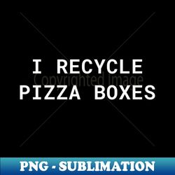 Greta Thunberg Andrew Tate Recycle Pizza Boxes Funny - Decorative Sublimation PNG File - Perfect for Creative Projects