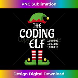Coding Elf Family Matching Group Chris - Classic Sublimation PNG File - Elevate Your Style with Intricate Details
