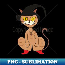 Puss in Boots and hat - PNG Sublimation Digital Download - Boost Your Success with this Inspirational PNG Download