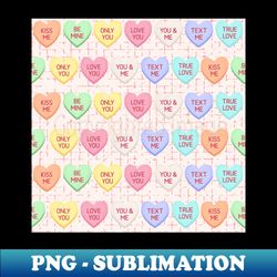 Happy Valentines Day Pattern - PNG Sublimation Digital Download - Revolutionize Your Designs