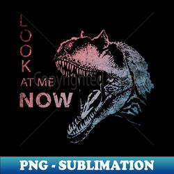 Allosaurus Roaring Dinosaur Vintage - Retro PNG Sublimation Digital Download - Perfect for Creative Projects