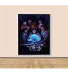 Haunted Mansion 2023 Movie Poster Print, Canvas Wall