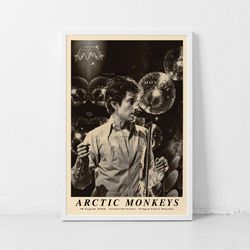 Arctic Monkeys Music Concert Poster Alex Turner Vintage Classic Poster Print Art Decor Canvas Poster