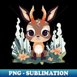Summer Deer - Premium PNG Sublimation File - Perfect for Personalization