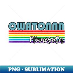 Owatonna Minnesota Pride Shirt Owatonna LGBT Gift LGBTQ Supporter Tee Pride Month Rainbow Pride Parade - Professional Sublimation Digital Download - Perfect for Sublimation Mastery