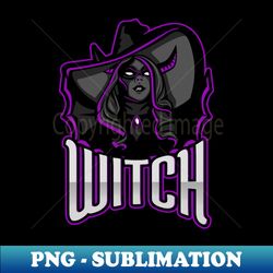 Halloween Purple Epic Witch - Exclusive Sublimation Digital File - Perfect for Creative Projects