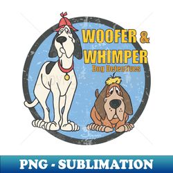 Retro Cartoon Dog Detectives - Premium PNG Sublimation File - Revolutionize Your Designs