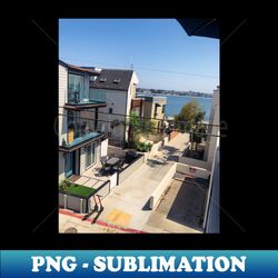 San Diego Mission Beach Street View - Aesthetic Sublimation Digital File - Bring Your Designs to Life