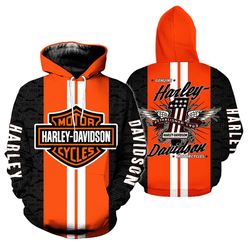 Harley Davidson Hoodie Design 3D Full Printed Sizes S - 5XL - M92931