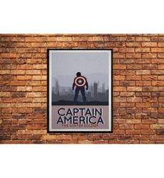 Captain America Winter Soldier Movie poster Black Widow