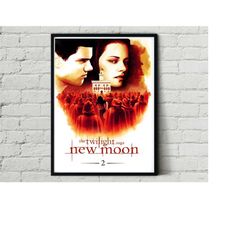 The Twilight Saga 2 New Moon Poster Artwork Alternative Design Movie Film Poster Print