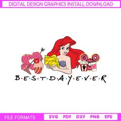 Little Mermaid Ariel Best Day Ever SVG