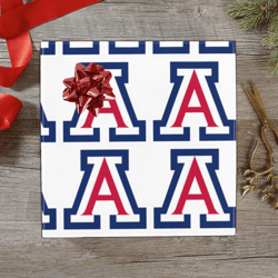 arizona wildcats gift wrapping paper