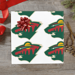 minnesota wild gift wrapping paper